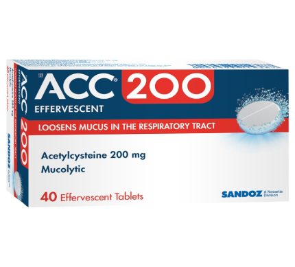 ACC200 Effervescent Tablets 40 Tablets