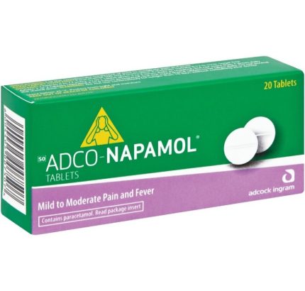 Adco-Napamol Mild to Moderate Pain and Tablets - 20