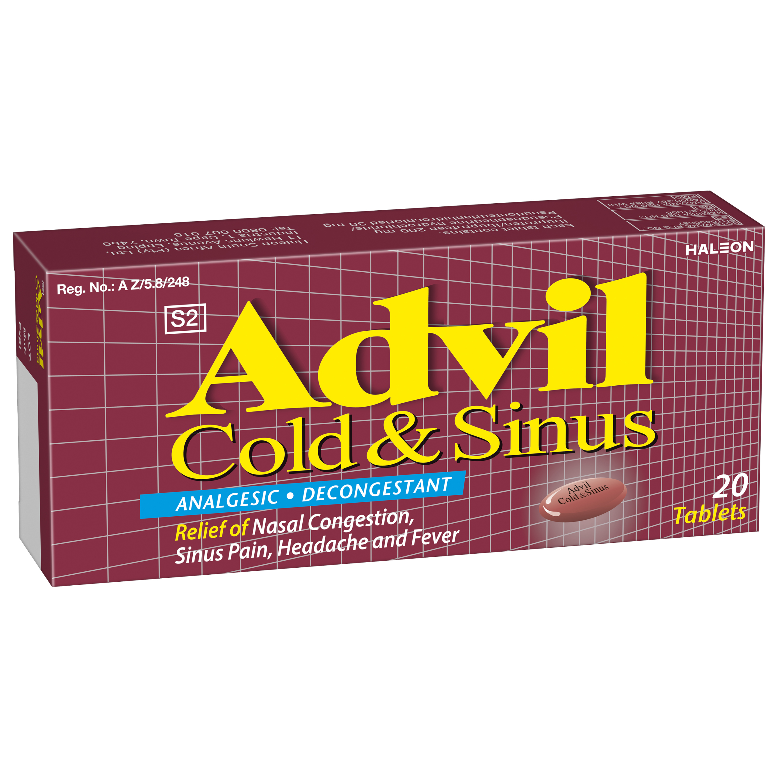 advil-cold-sinus-20.png Advil Cold & Sinus - 20 - Image 1