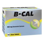 B-CAL Calcium Supplement - 100 Chewable tablets