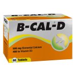 B-CAL-D Calcium Supplement with Vitamin D - 60 tablets