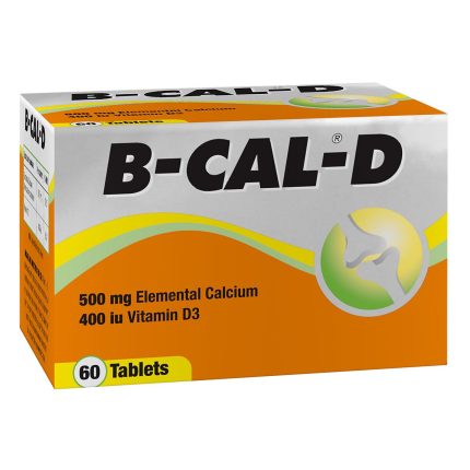 B-CAL-D Calcium Supplement with Vitamin D - 60 tablets