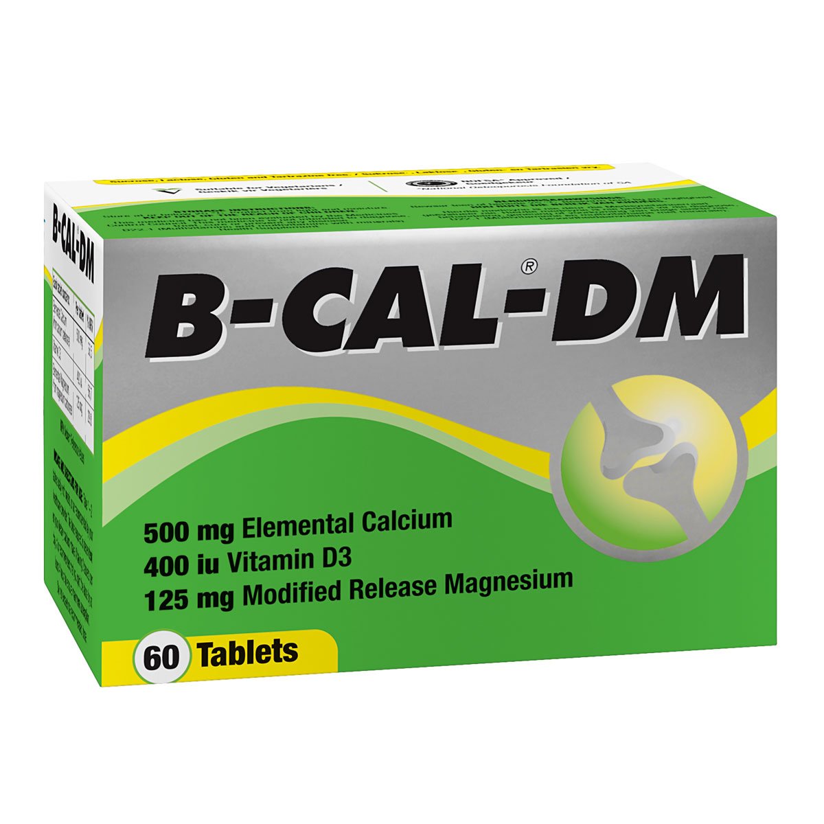 b-cal-dm-calcium-supplement-60-tablets.jpeg B-CAL-DM Calcium Supplement - 60 tablets - Image 1