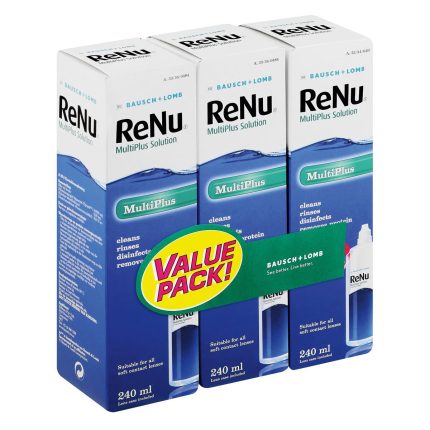 Bausch and Lomb - MultiPlus Solution Value Pack - 3 x 240ml