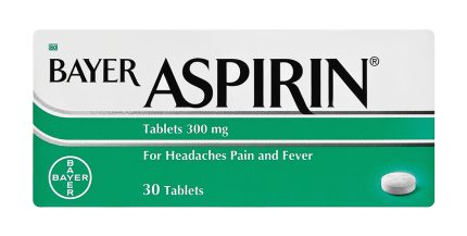 Bayer Aspirin - 300mg Headaches, Pain and Fever - 30 tablets