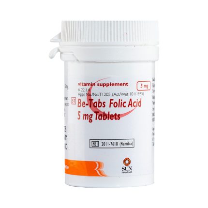Be-Tabs Folic Acid 5mg - Vitamin Supplement - 100 tablets