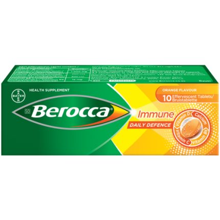 Berocca Immune Daily Defence Effervescent Tablet 10s