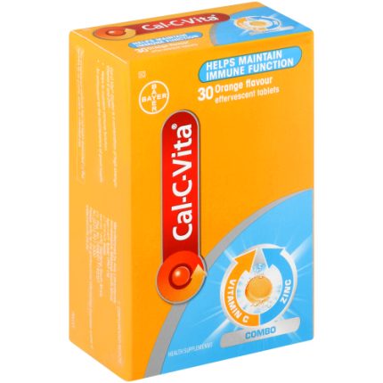 Cal-C-VitaVitamin C Combo Orange 30 Effervescent Tablets