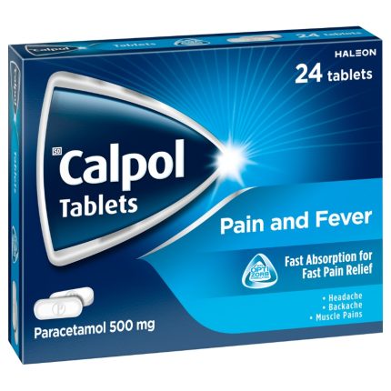 Calpol Paracetamol 500mg Pain and Fever tablets - 24
