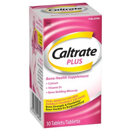Caltrate Plus Bone Health Supplement Tablets - 30