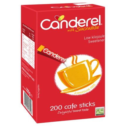 Canderel Low Kilojoule Sweetener with Sucralose - Sticks - 200
