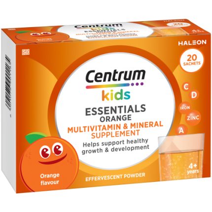 Centrum - Kids 4+ Essentials Multi Vitamin Effervescent Sachets - 20
