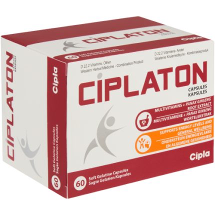 Ciplaton Multivitamins Soft Gelatine Capsules - 60