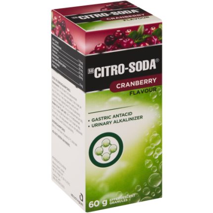 Citro-Soda Gastric AntAcid and Urinary Alkalinizer Effervescent Granules - 60g