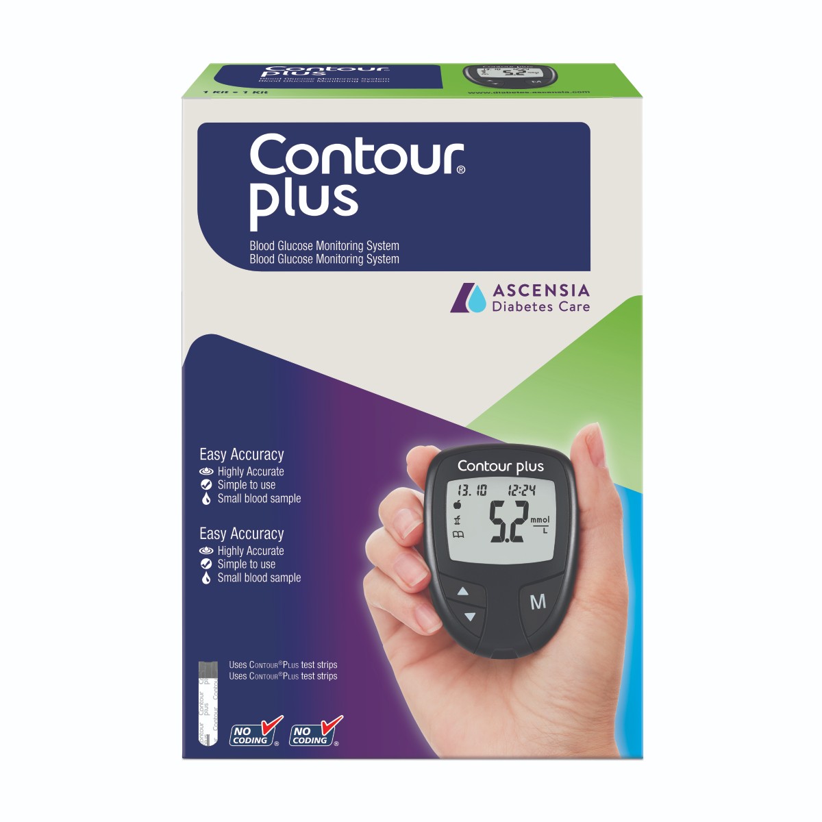 contour-plus-blood-glucose-monitoring-system.jpeg Contour Plus Blood Glucose Monitoring System - Image 1