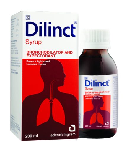 Dilinct Bronchodilator and Expectorant Syrup - 200ml