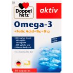 Doppelherz aktiv Omega-3 plus Folic Acid + B6 + B12 Capsules - 30