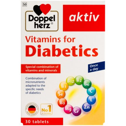 Doppelherz aktiv Vitamins for Diabetics Tablets - 30