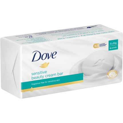 Dove Beauty Cream Soap Bar - 6 x 90g