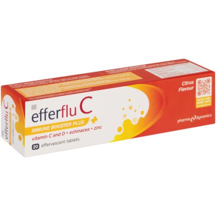 Efferflu C Immune Booster Effervescent Tablets with Vitamins Cand D - 20