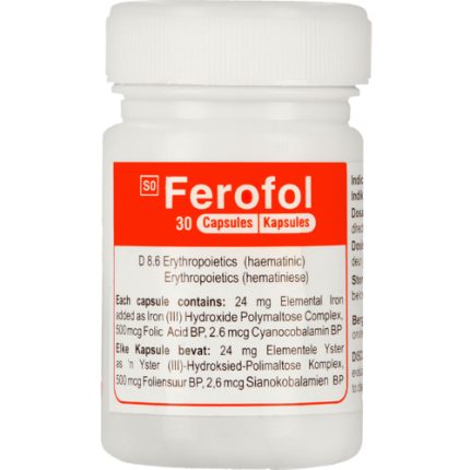 Ferofol Iron Supplement Capsules - 30