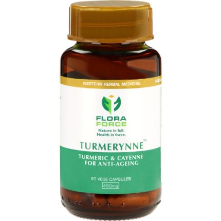 Flora Force Turmerynne Anti-Ageing Vege Capsules - 90