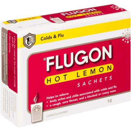 Flugon Colds & Flu Hot Lemon Sachets - 10