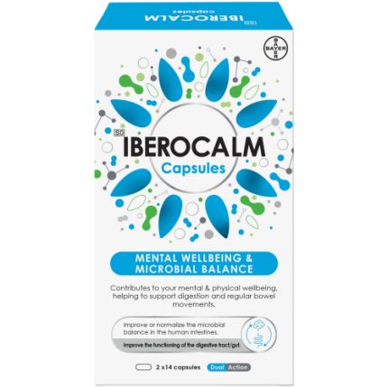 Iberocalm Mental Wellbeing & Microbial Balance Vegan Capsules - 28