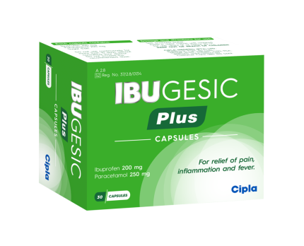 Ibugesic Plus 200mg Pain Relief Capsules - 30