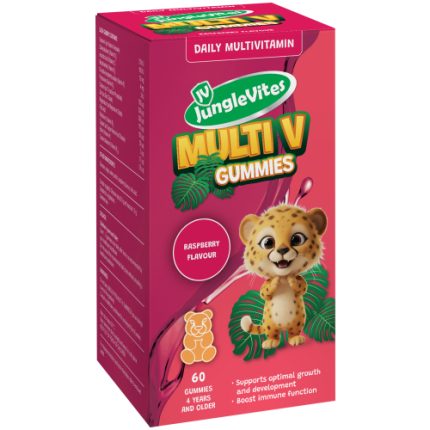 JungleVites Multi V Gummies Raspberry Flavour -  60