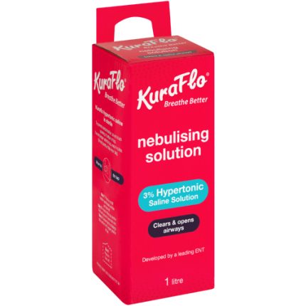 KuraFlo Nebulising Solution 3% Hypertonic - 1litre