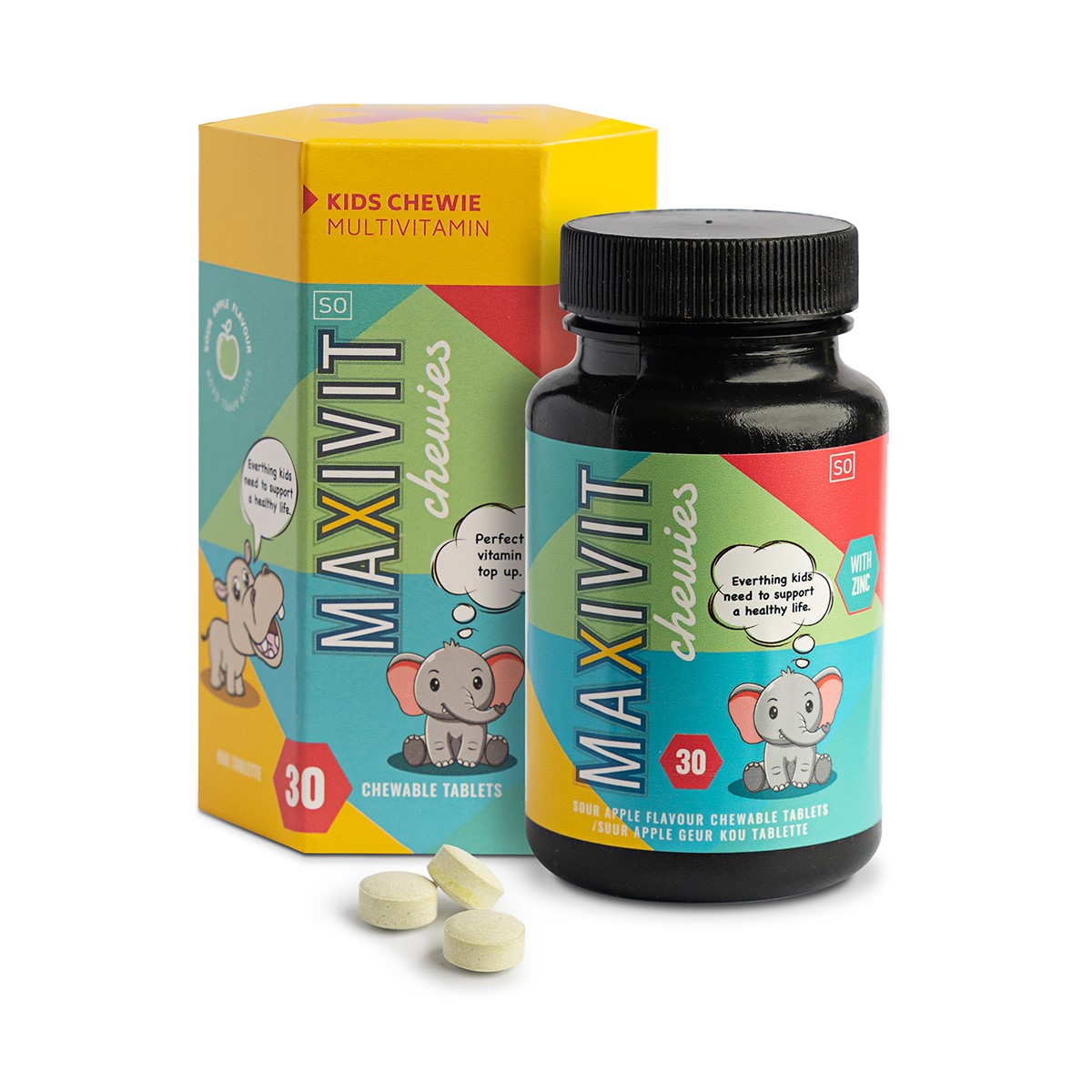 maxivit-kids-chewie-multivitamin-30.jpeg Maxivit Kids Chewie Multivitamin - 30 - Image 1