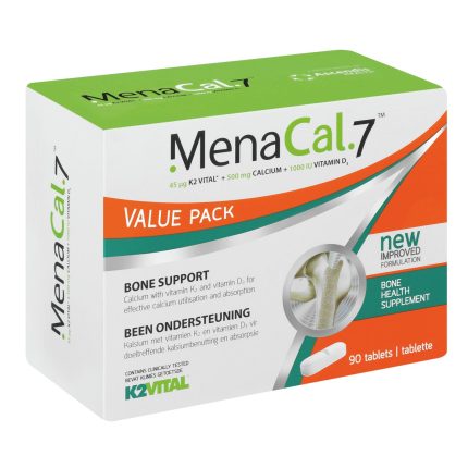 MenaCal 7 Bone Health Supplement Tablets Value Pack - 90