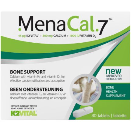 MenaCal 7 Calcium Supplement Tablets - 30