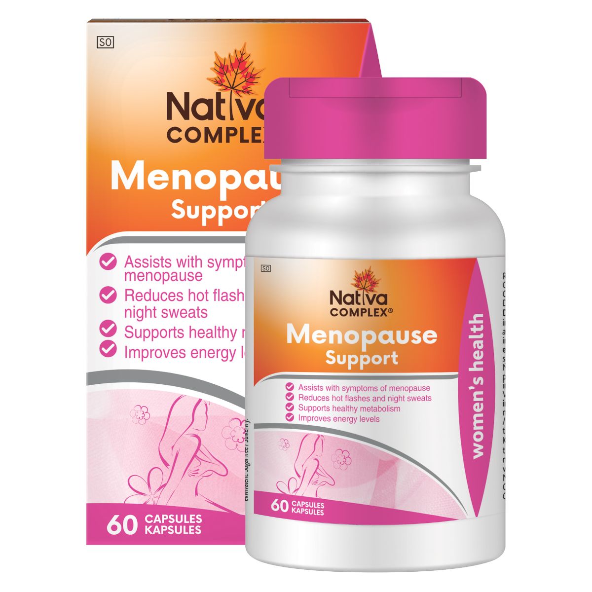 nativa-complex-menopause-support-capsules-60.jpeg Nativa Complex Menopause Support Capsules - 60 - Image 1