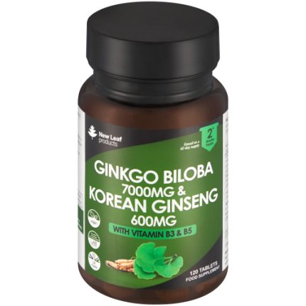 New Leaf Gingko Biloba & Ginseng Tablets - 120