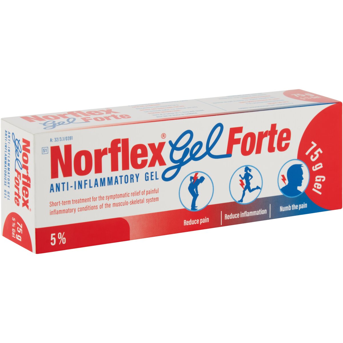 norflex-forte-gel-5-anti-inflammatory-gel-75g.jpeg Norflex Forte Gel 5% Anti-inflammatory Gel - 75g - Image 1
