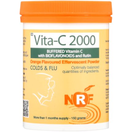 NRF Vita-C 2000 Colds and Flu Effervescent Powder - 150g