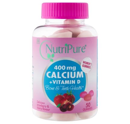 Nutripure 400mg Calcium + Vitamin Women's Gummies - 50