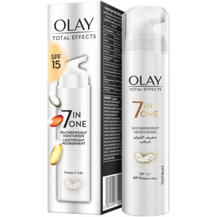 Olay Total Effects 7 in 1 Featherweight Moisturiser Lightweight Nourishment SPF 15 - 50ml