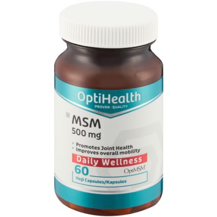 OptiHealth MSM 500mg Daily Wellness Vegi Capsules - 60