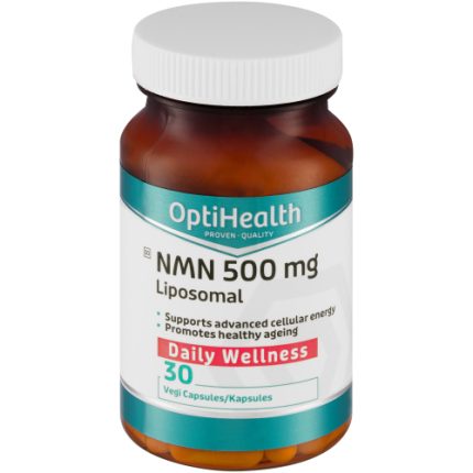 OptiHealth NMN 500mg Liposomal Daily Wellness Vegi Capsules - 30
