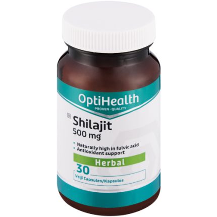OptiHealth Shilajit 500mg Herbal Vegi Capsules - 30