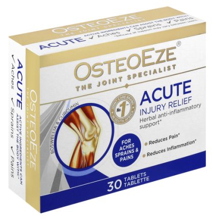 OsteoEze Acute Injury Relief Inflammatory Support Tablets -30