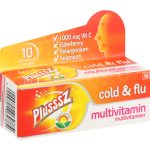Plusssz Lemon-Orange Multivitamin Cold & Flu Effervescent Tablets - 10