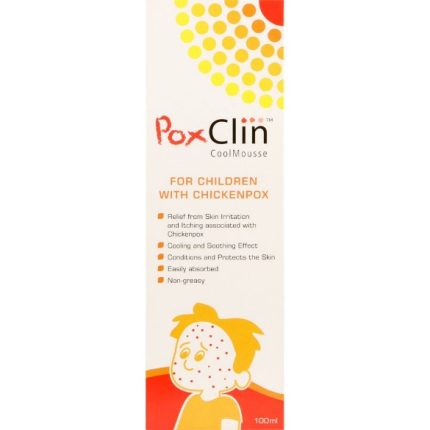 PoxClin CoolMousse Solution for Children with Chickenpox - 100ml