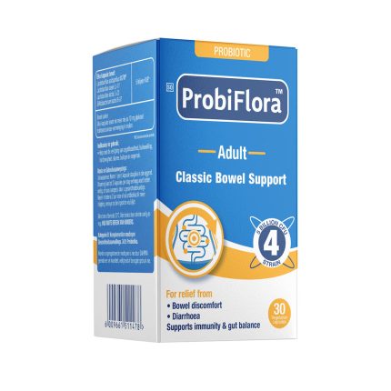 ProbiFlora Adult 4 Strain Classic Bowel Support Vegetable Capsules - 30
