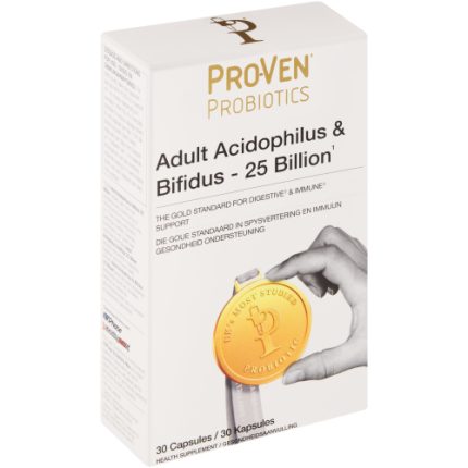 Proven Probiotics Adult Acidophilus & Bifidus 25 Billion Capsules - 30