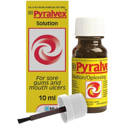 Pyralvex Sore Gums And Mouth Ulcers 10 ml