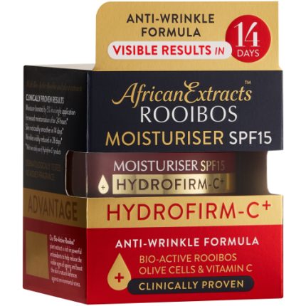 African Extracts Rooibos Advantage Moisturiser SPF15 Hydrofirm - C+ Anti-Wrinkle Formula - 50ml